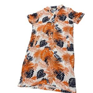 Tropiko by Kultura Floral Short Sleeve Shirt Philippines Dress NWT